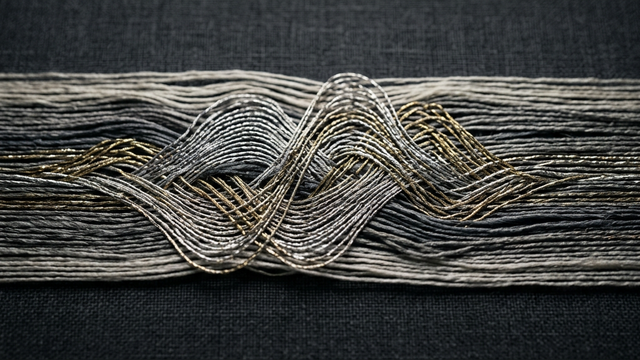 織りなされる宇宙の律動：カールステン・ニコライと西陣織が提示する「時間」と「情報」の構造的連関