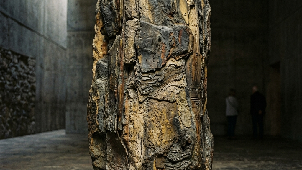 永遠性と時間の蓄積・文脈の融合を表すミニマルな抽象芸術