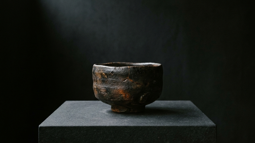 用の美からアートへ昇華する伝統工芸と現代空間の接点を象徴する静謐な概念図