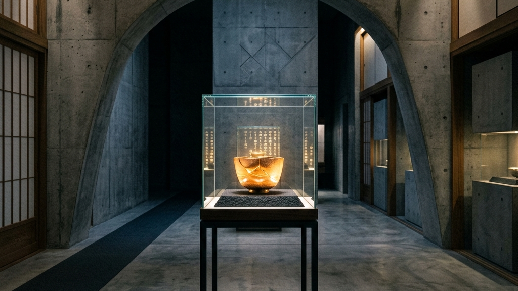 1000年先の未来へ遺される伝統工芸の美的精神を表現した、静寂と光が支配する究極のアプローチ空間