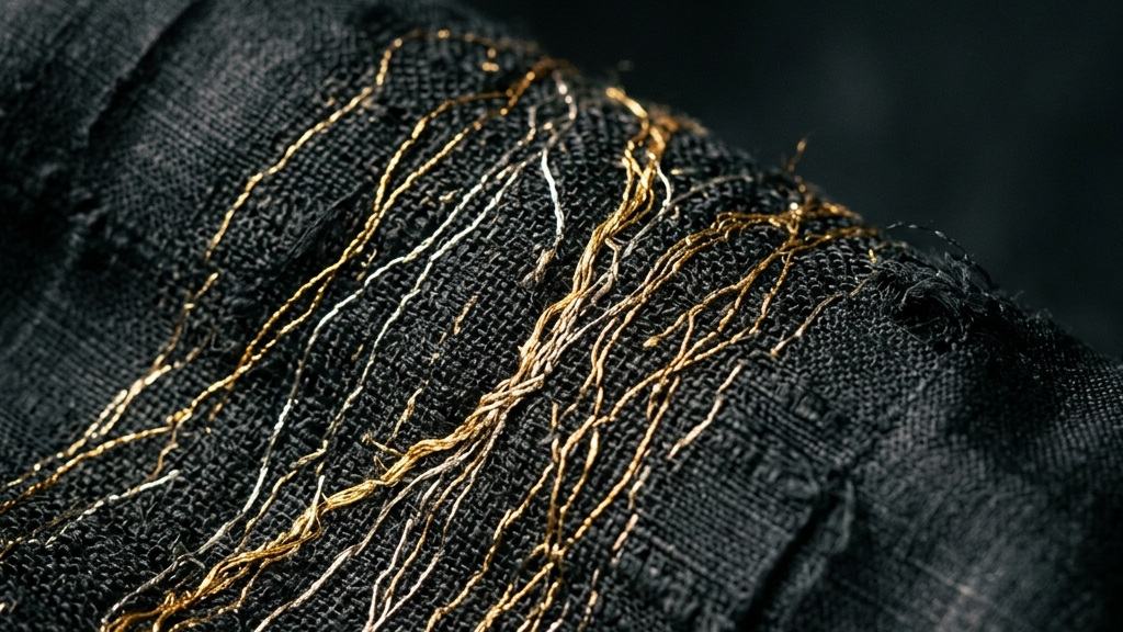 西陣織の引箔が放つ静謐で深遠な精神性を体現する絹織物の陰翳美