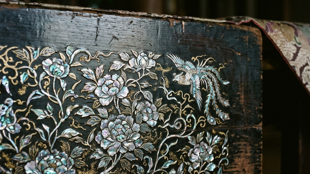 中尊寺金色堂と正倉院にみる螺鈿細工の和様化