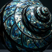 暗海に沈む夜光貝の真珠層とアラゴナイト結晶の構造解析