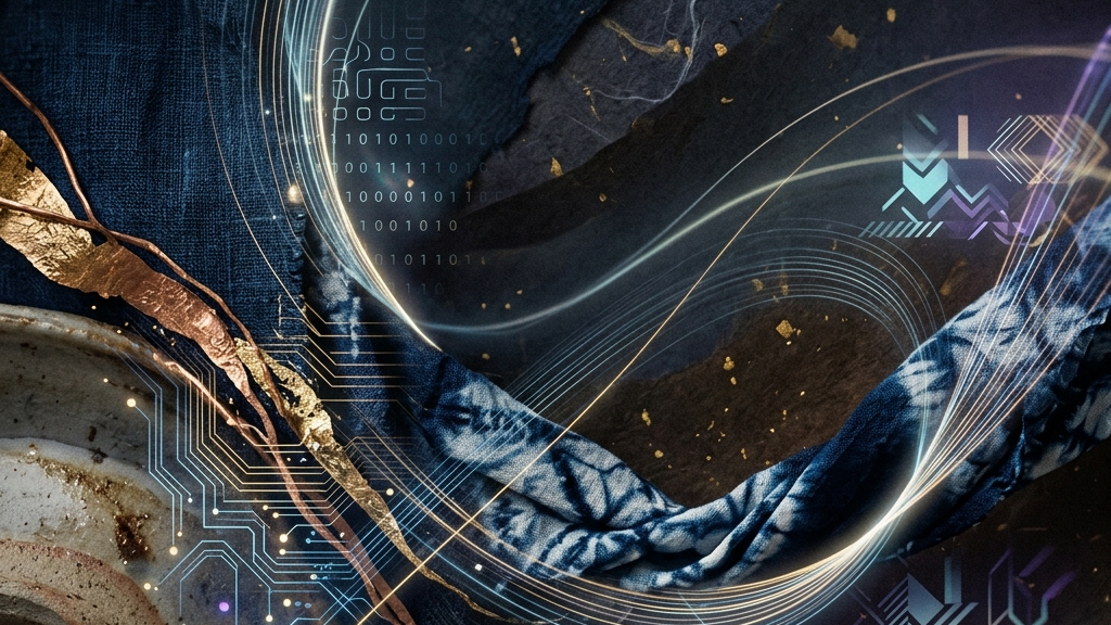 東海地方の伝統工芸と先鋭的なテクノロジーの融合を示す抽象美