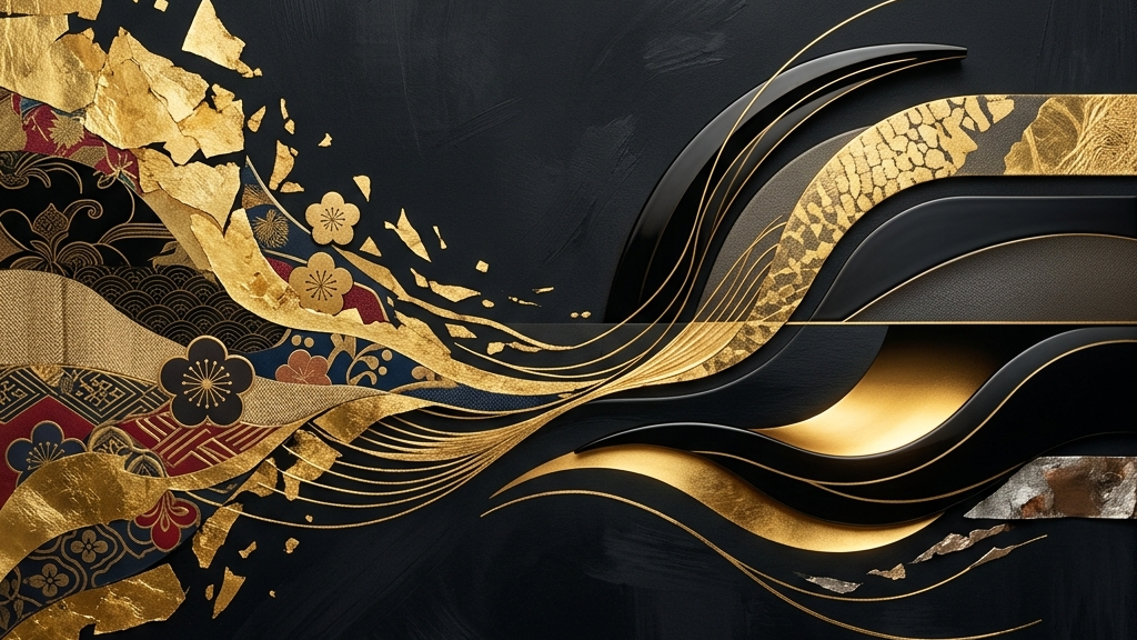 金沢の新しい工芸アートを象徴する抽象表現画像