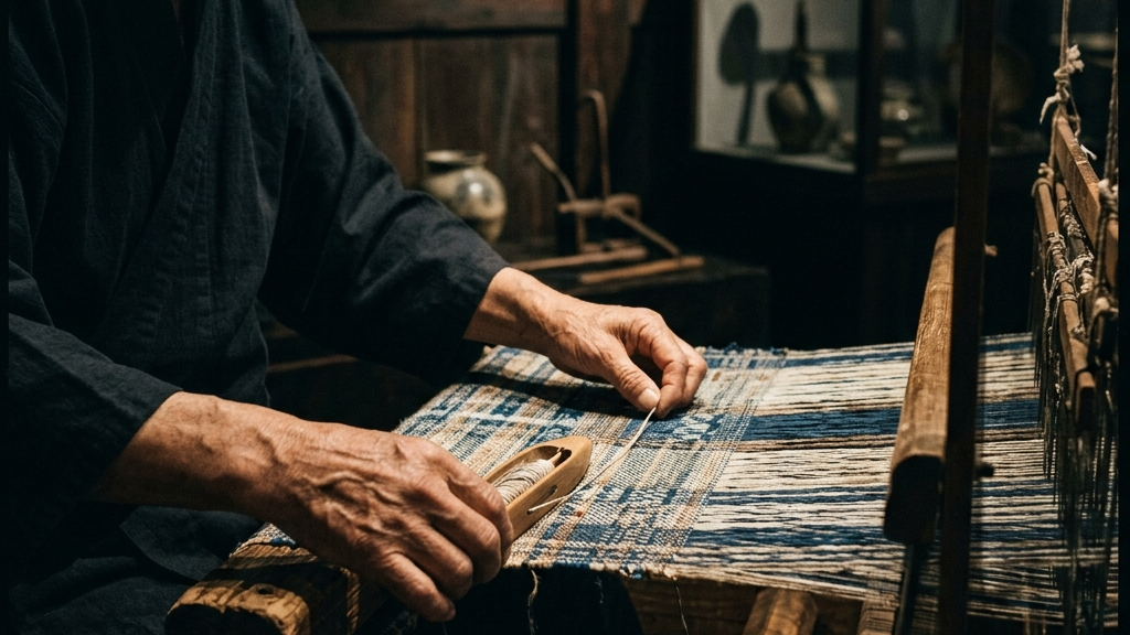 日本の伝統と職人の手が交差する、本物のみが放つ荘厳な静寂を捉えたビジュアル