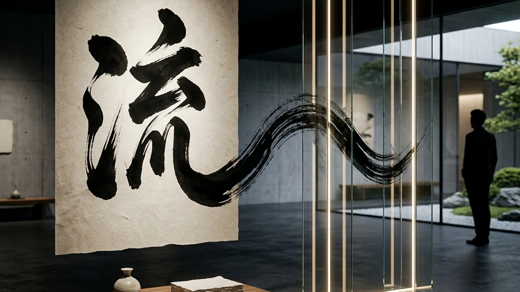 ガラスと光の現代的構成と和の実存が交差するキュレーションのヴィジョン