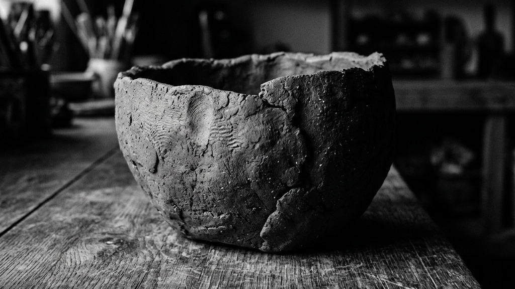 光と影のモノクロアートが示す手仕事の美学
