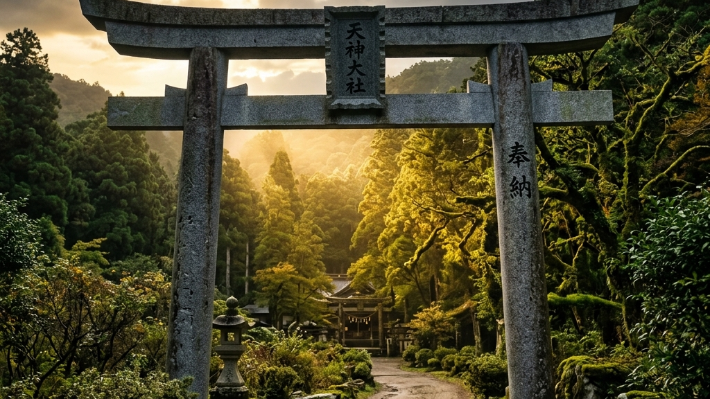 過疎化が進む集落の風景と、寄り合いで寄付金を集め神社を護る氏子たちの重厚な背中
