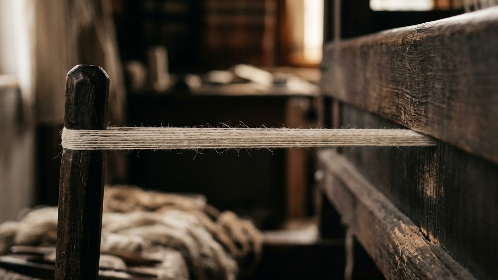 一本の綿糸が織りなす緊張感と沈黙を捉えた伝統工芸・技術のモノクローム写真