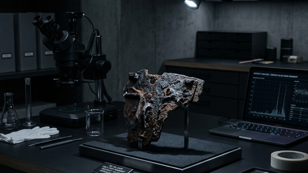 文化財修復と精密な光の影、無機質な博物館の裏側