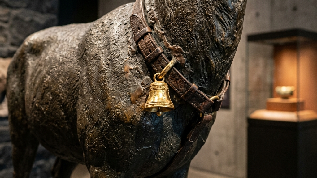 九州国立博物館の展示空間と神鹿像
