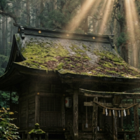 仙台市の青葉神社、老朽化が進む拝殿の象徴的な風景