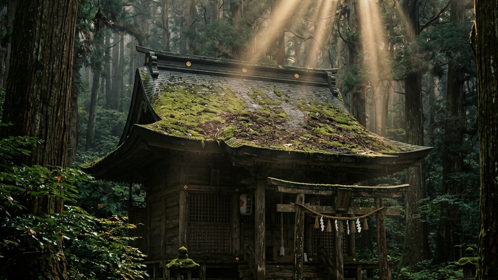 仙台市の青葉神社、老朽化が進む拝殿の象徴的な風景