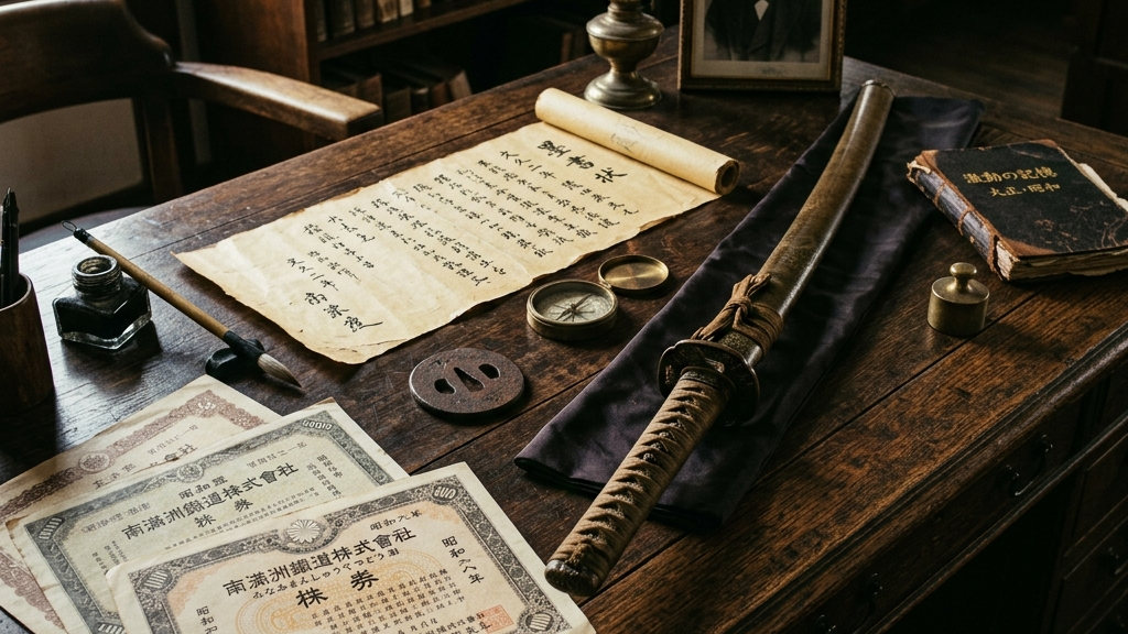 幕末の激動を支えた白石家の歴史的足跡と、満州鉄道株券が物語るかつての圧倒的な繁栄